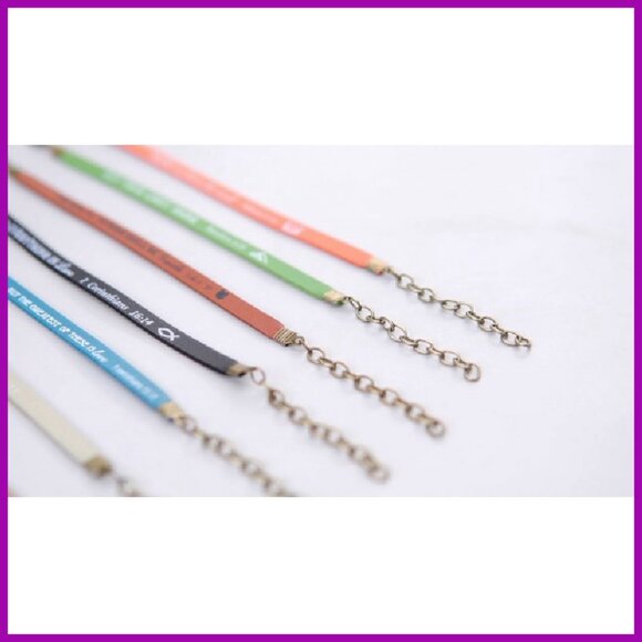 20 Inspirational Bible Verse Leather Bracelets Set for Women Men - Picture 8 of 8